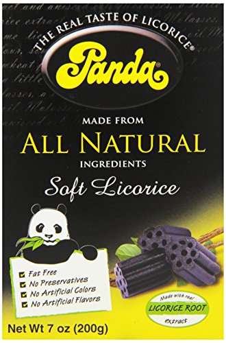 Panda Black Licorice Chews 7 oz