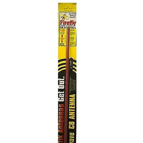 Firestik 3 Foot "Firefly" 5/8 Wave 200 Watt Red CB Antenna