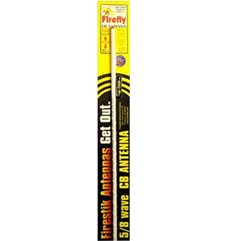 Firestik 4 Foot "Firefly" 5/8 Wave 200 Watt White CB Antenna