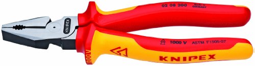 High Leverage Combination Pliers, 1000V Insulated (02 08 200 US)