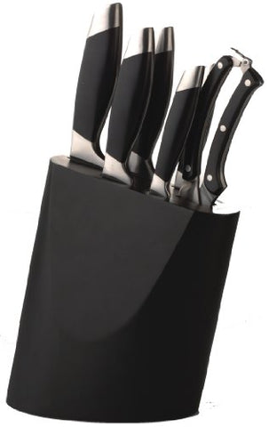 Gemini 7pc Knife Block - Black