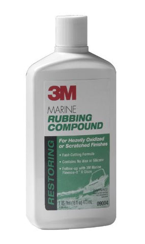Marine Super Duty Rubbing Compound Liquid Pint