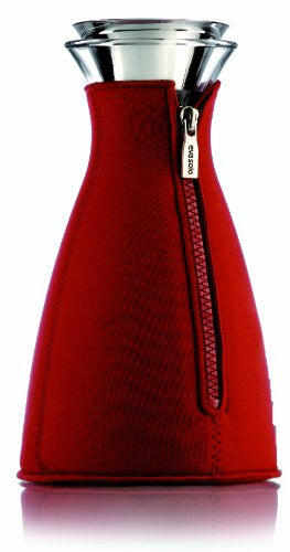 Café Solo Coffee maker w/ Neoprene Cover, Red - 1.0L