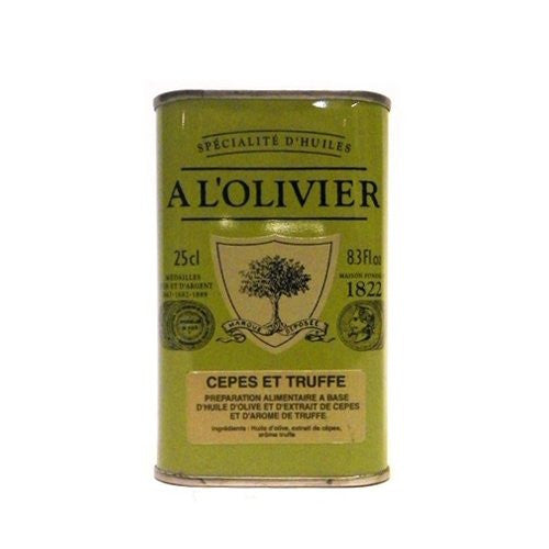 A L'Olivier Extra Virgin Olive Oil Infused With Porcini-Truffle 8.3 oz