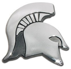 Michigan State Chrome Emblem (Spartan Head)