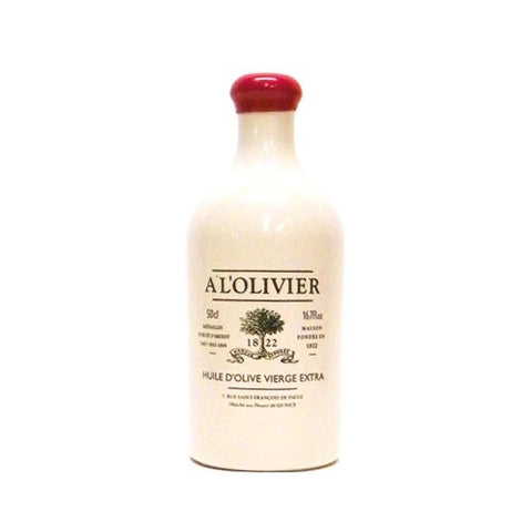 A L'Olivier Extra Virgin Olive Oil White Crock 500 ml