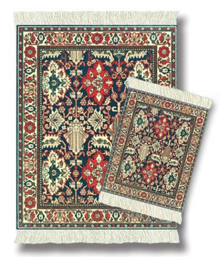 Kuba Oriental MouseRug and CoasterRug Set