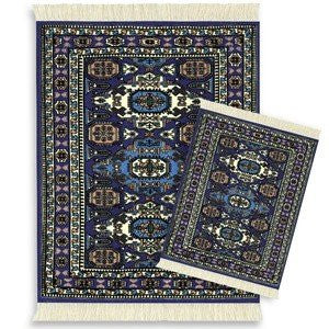 Ardabil Mouserug and Coasterrug Set