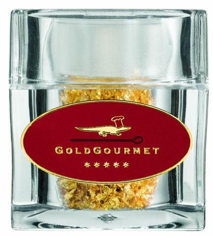 GoldGourmet Edible Gold Leaf ‑ Gold Flakes 100mg