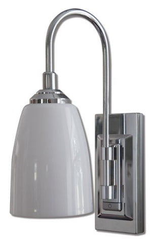 9 LED Classic Wall Sconce, Chrome