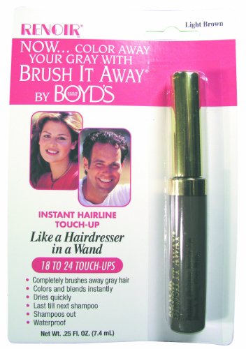 Renoir Brush It Away .25 oz Instant Hairline Touch-Up, Light Brown