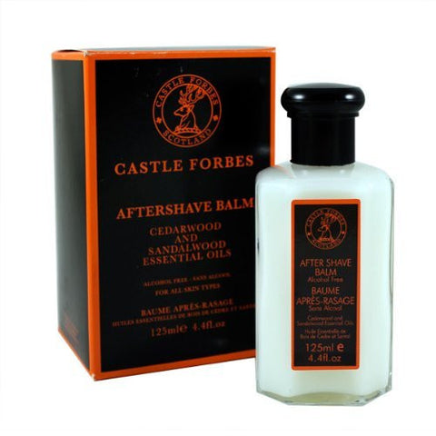 Castle Forbes Cedar & Sandalwood Essential Oil Aftershave Balm 4.4oz