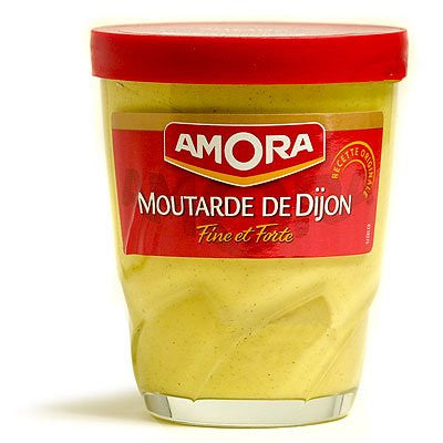 French Strong Dijon Mustard Amora, 150g