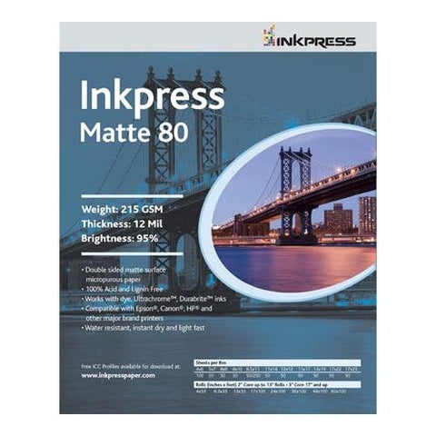 Duo Matte 80, 215 gsm, 12 mil, 95 Percent Bright, Double Sided, 11 x 17, 50 Sheets