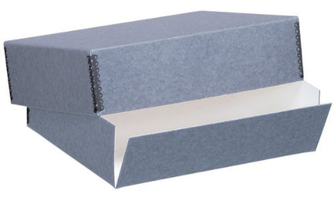 Blue/Gray Museum Storage Box, Holds 16" x 20"