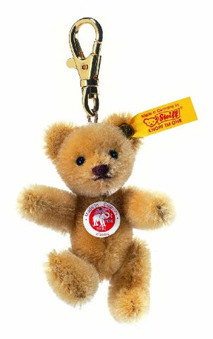 Keyring Mini Teddy bear, Wheat, 3.2"