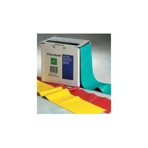 THERA-BAND® Latex-Free Professional Resistance Bands - 25-Yard Dispenser Box - Red / MEDIUM