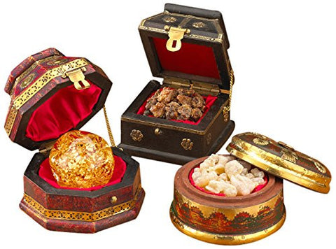 Deluxe Three Box Set (The Original Gifts of Christmas Gold, Frankincense and Myrrh Deluxe Box), Set of 3