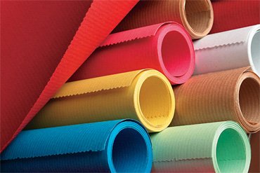 Clairefontaine Kraft Wrapping Paper 27.5in x 9ft, 40lb Rolls, Navy Blue