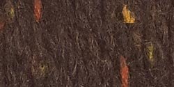 Patons Shetland Chunky Tweed Yarn Earthy Brown Tweed 125 Yards 3 OZ