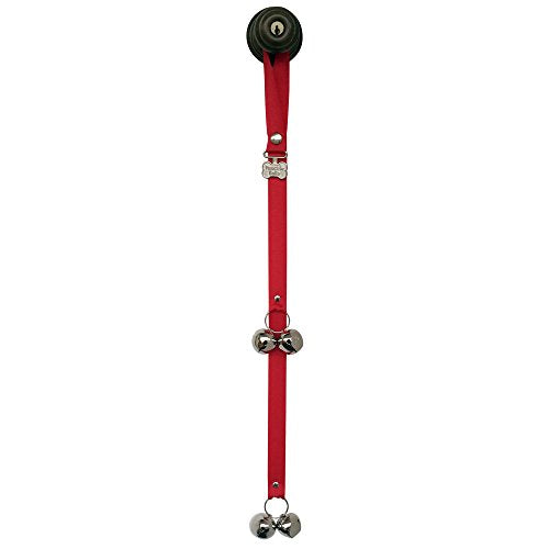 PoochieBells Classic Solid Cherry Red