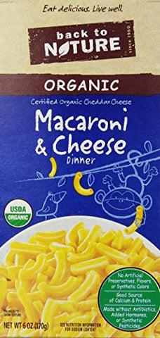 Back to Nature Dinner Mac N Cheddar Cheese 6.0 OZ