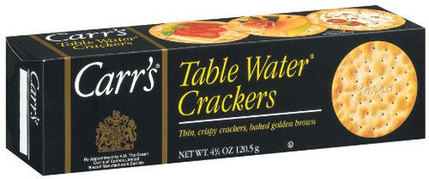 Water Crackers Black, 4.25 oz
