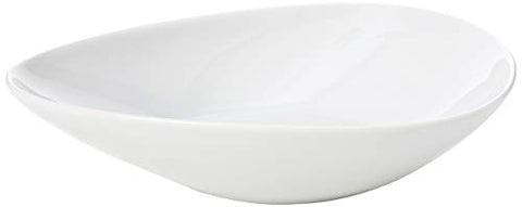 Alessi Colombina 8-1/4-Inch by 7-Inch Soup Plate, White Porcelain, Set of 6