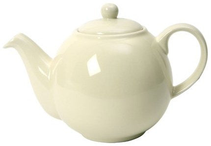 Teapot - Globe 6-cup - White