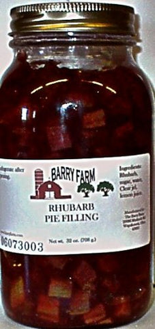 Sugar Free RHUBARB 
1 quart jar (32 fl. oz)