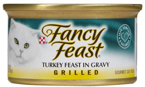 Fancy Feast Grilled Turkey Feast in Gravy 3 oz