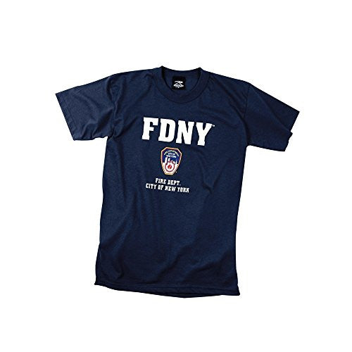 Navy Blue Officially Licensed FDNY T-Shirt - Extra Large