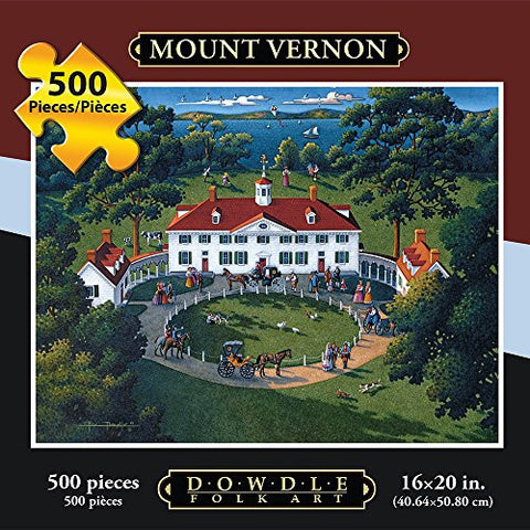 Mount Vernon 500 Pieces Puzzles