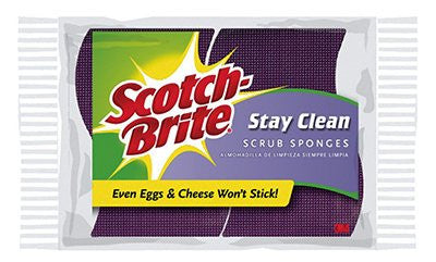 Clean Rinse Scrubber 4.5 in x 2.7 in x .6 in 2pk