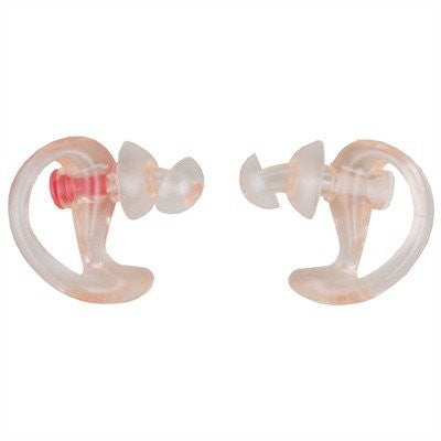 EP3 Sonic Defenders Filtered Flanged Earplugs 1 Pair, Medium Clear