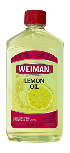 Weiman Lemon Oil with Sunscreen 16.0 OZ