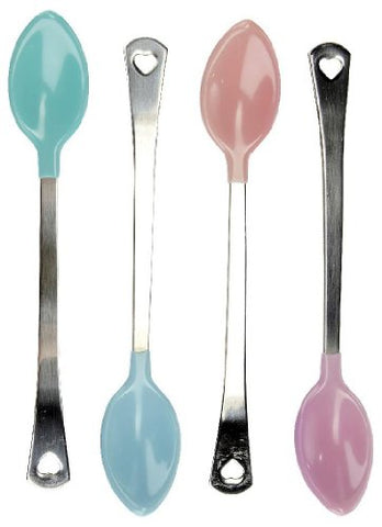 White Hot Safety Spoons 4 Pack Metal