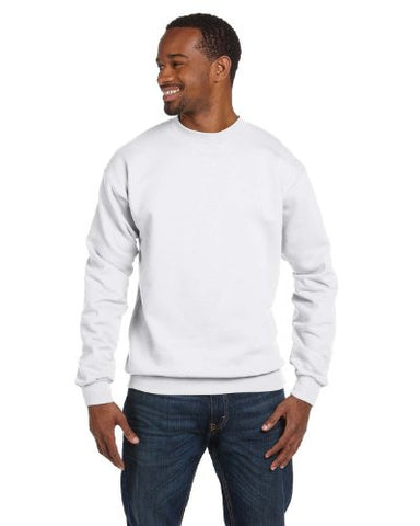 Hanes ComfortBlend Long Sleeve Fleece Crew - p160 (White / 4X Big)