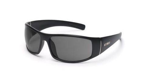 Atlas Matte Black with Gray Polarized Polycarbonate Lens