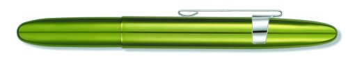 Bullets Space Pens Translucents Lime Green Bullet Space Pen with Chrome Clip