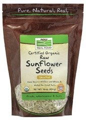 Sunflower Seeds Raw, Hulled, Unsalted Organic - 1 lb