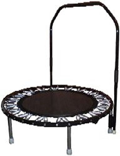 Needak Soft-Bounce Folding Rebounder, Black and Stabilizing Bar (Black)