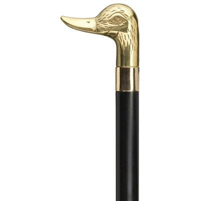 Brass Handles Duck Head - Black