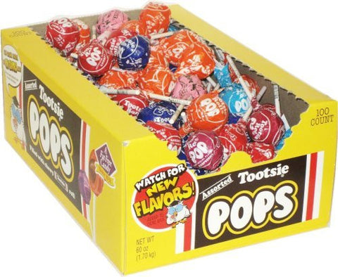 Tootsie Pops Assorted - 100 ct