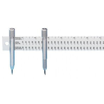 Alumicolor COMPASS RULER 18IN