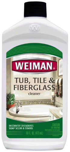 Weiman - TUB TILE & FIBERGLASS CLEANER 16oz. Bottle