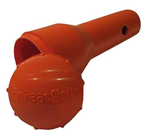 Treatstik Meal and Treat Dispensing Dog Toy-Large/Orange