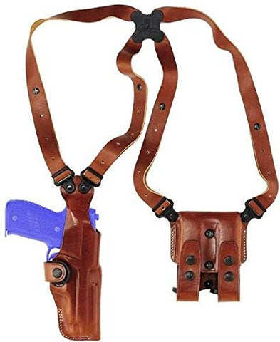 Vertical Shoulder Holster System (Ambidextrous, Tan)