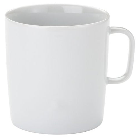 Mug in White Porcelain- 10 ½ oz