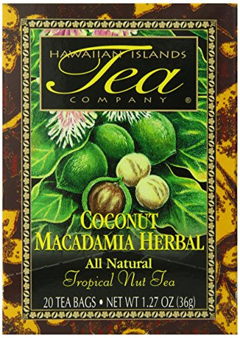 Coconut Macadamia Herbal Nut (Herbal), 20 ct/box